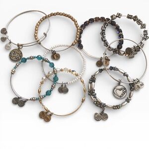 BOGO 9-Pc Alex & Ani Bracelet Lot